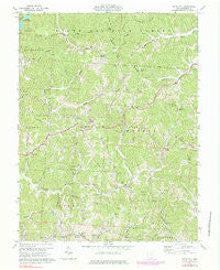 Kitts Hill Ohio Historical topographic map, 1:24000 scale, 7.5 X 7.5 Minute, Year 1972