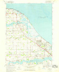 Lacarne Ohio Historical topographic map, 1:24000 scale, 7.5 X 7.5 Minute, Year 1967