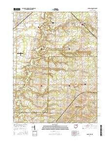 Lagrange Ohio Current topographic map, 1:24000 scale, 7.5 X 7.5 Minute, Year 2016
