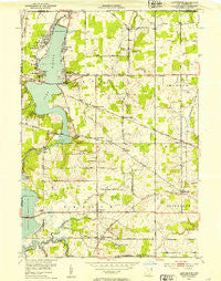 Lake Milton Ohio Historical topographic map, 1:24000 scale, 7.5 X 7.5 Minute, Year 1952