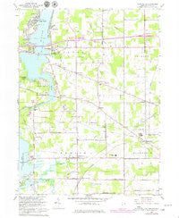 Lake Milton Ohio Historical topographic map, 1:24000 scale, 7.5 X 7.5 Minute, Year 1966