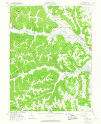 Latham Ohio Historical topographic map, 1:24000 scale, 7.5 X 7.5 Minute, Year 1961