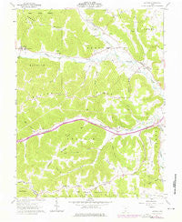 Latham Ohio Historical topographic map, 1:24000 scale, 7.5 X 7.5 Minute, Year 1961