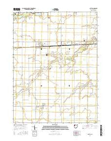 Latty Ohio Current topographic map, 1:24000 scale, 7.5 X 7.5 Minute, Year 2016