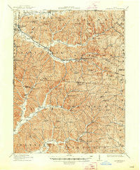 Laurelville Ohio Historical topographic map, 1:62500 scale, 15 X 15 Minute, Year 1912