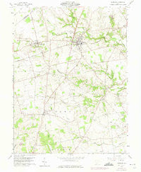 Leesburg Ohio Historical topographic map, 1:24000 scale, 7.5 X 7.5 Minute, Year 1960