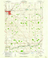 Leipsic Ohio Historical topographic map, 1:24000 scale, 7.5 X 7.5 Minute, Year 1960