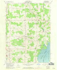 Leon Ohio Historical topographic map, 1:24000 scale, 7.5 X 7.5 Minute, Year 1959