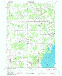 Leon Ohio Historical topographic map, 1:24000 scale, 7.5 X 7.5 Minute, Year 1959