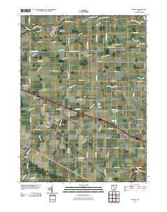 Lindsey Ohio Historical topographic map, 1:24000 scale, 7.5 X 7.5 Minute, Year 2010