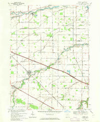 Lindsey Ohio Historical topographic map, 1:24000 scale, 7.5 X 7.5 Minute, Year 1969