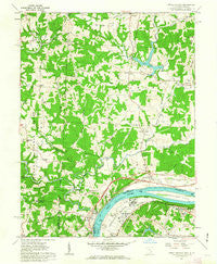 Little Hocking Ohio Historical topographic map, 1:24000 scale, 7.5 X 7.5 Minute, Year 1961