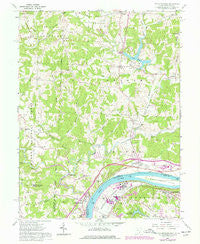 Little Hocking Ohio Historical topographic map, 1:24000 scale, 7.5 X 7.5 Minute, Year 1961