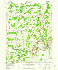 Lodi Ohio Historical topographic map, 1:24000 scale, 7.5 X 7.5 Minute, Year 1961