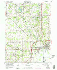 Lodi Ohio Historical topographic map, 1:24000 scale, 7.5 X 7.5 Minute, Year 1961