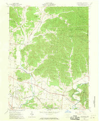 Londonderry Ohio Historical topographic map, 1:24000 scale, 7.5 X 7.5 Minute, Year 1961