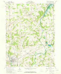 Loudonville Ohio Historical topographic map, 1:24000 scale, 7.5 X 7.5 Minute, Year 1961