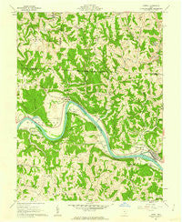 Lowell Ohio Historical topographic map, 1:24000 scale, 7.5 X 7.5 Minute, Year 1961