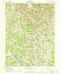 Lower Salem Ohio Historical topographic map, 1:24000 scale, 7.5 X 7.5 Minute, Year 1961