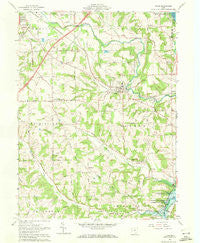 Lucas Ohio Historical topographic map, 1:24000 scale, 7.5 X 7.5 Minute, Year 1961