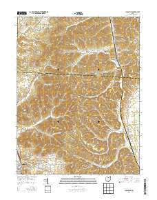 Lucasville Ohio Historical topographic map, 1:24000 scale, 7.5 X 7.5 Minute, Year 2013