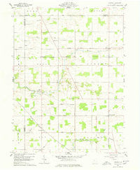 Lykens Ohio Historical topographic map, 1:24000 scale, 7.5 X 7.5 Minute, Year 1960