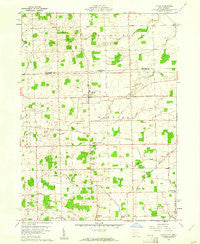 Lyons Ohio Historical topographic map, 1:24000 scale, 7.5 X 7.5 Minute, Year 1960