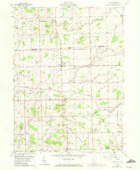 Lyons Ohio Historical topographic map, 1:24000 scale, 7.5 X 7.5 Minute, Year 1960