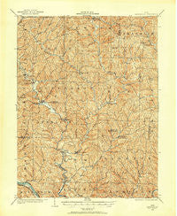Macksburg Ohio Historical topographic map, 1:62500 scale, 15 X 15 Minute, Year 1903
