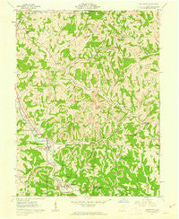 Macksburg Ohio Historical topographic map, 1:24000 scale, 7.5 X 7.5 Minute, Year 1961