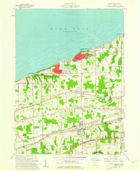 Madison Ohio Historical topographic map, 1:24000 scale, 7.5 X 7.5 Minute, Year 1960