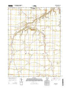 Malinta Ohio Historical topographic map, 1:24000 scale, 7.5 X 7.5 Minute, Year 2013