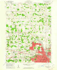 Mansfield North Ohio Historical topographic map, 1:24000 scale, 7.5 X 7.5 Minute, Year 1960