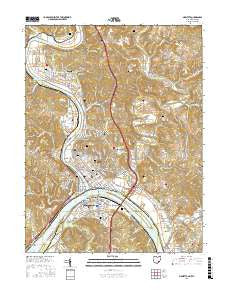 Marietta Ohio Current topographic map, 1:24000 scale, 7.5 X 7.5 Minute, Year 2016