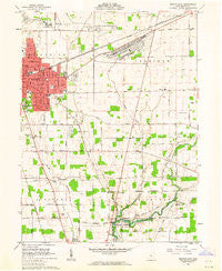Marion East Ohio Historical topographic map, 1:24000 scale, 7.5 X 7.5 Minute, Year 1961