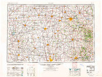 Marion Ohio Historical topographic map, 1:250000 scale, 1 X 2 Degree, Year 1962