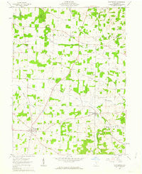 Martinsburg Ohio Historical topographic map, 1:24000 scale, 7.5 X 7.5 Minute, Year 1961
