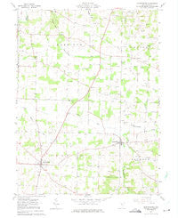 Martinsburg Ohio Historical topographic map, 1:24000 scale, 7.5 X 7.5 Minute, Year 1961