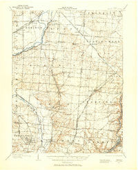 Mason Ohio Historical topographic map, 1:62500 scale, 15 X 15 Minute, Year 1904
