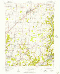 Mason Ohio Historical topographic map, 1:24000 scale, 7.5 X 7.5 Minute, Year 1955