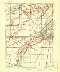 Maumee Ohio Historical topographic map, 1:31680 scale, 7.5 X 7.5 Minute, Year 1938
