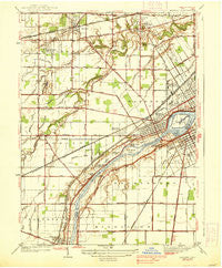 Maumee Ohio Historical topographic map, 1:31680 scale, 7.5 X 7.5 Minute, Year 1938