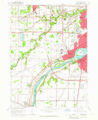 Maumee Ohio Historical topographic map, 1:24000 scale, 7.5 X 7.5 Minute, Year 1964