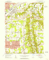Mayfield Heights Ohio Historical topographic map, 1:24000 scale, 7.5 X 7.5 Minute, Year 1953