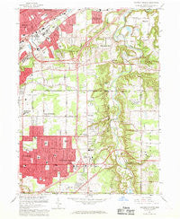Mayfield Heights Ohio Historical topographic map, 1:24000 scale, 7.5 X 7.5 Minute, Year 1963