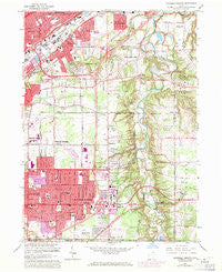 Mayfield Heights Ohio Historical topographic map, 1:24000 scale, 7.5 X 7.5 Minute, Year 1963
