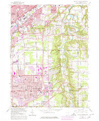 Mayfield Heights Ohio Historical topographic map, 1:24000 scale, 7.5 X 7.5 Minute, Year 1963