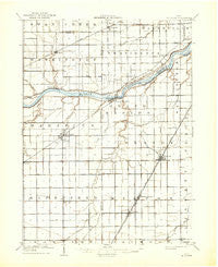 Mc Clure Ohio Historical topographic map, 1:62500 scale, 15 X 15 Minute, Year 1909