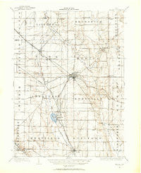 Medina Ohio Historical topographic map, 1:62500 scale, 15 X 15 Minute, Year 1904