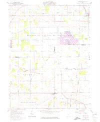 Meeker Ohio Historical topographic map, 1:24000 scale, 7.5 X 7.5 Minute, Year 1961